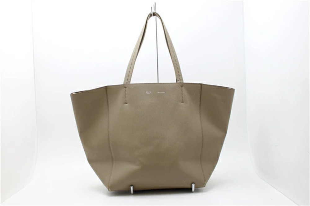 Celine Bag Tote Cabas Phantom Calfskin Gray